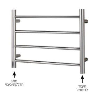 מחמם מגבות 4 שלבים